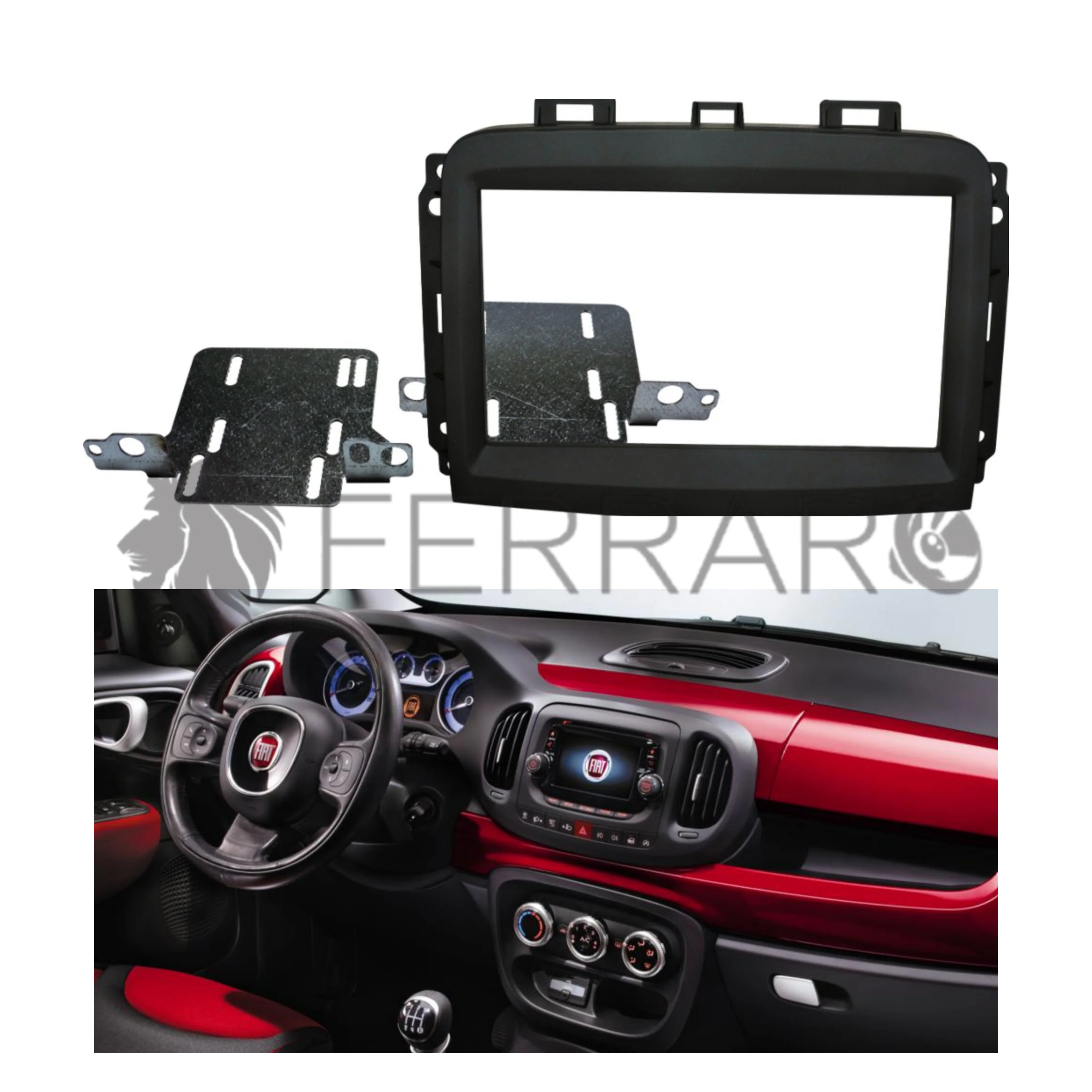 Mascherina 2DIN | Fiat 500L dal 2012> - Image 2