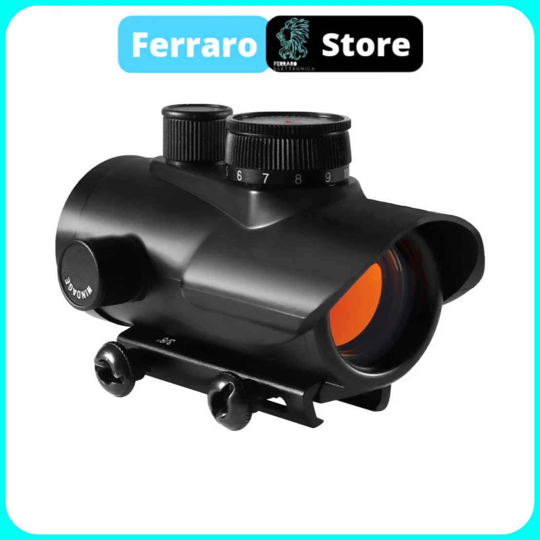 Mirino 1x30 - Red Dot IR Scope, Softair, Red - Image 2