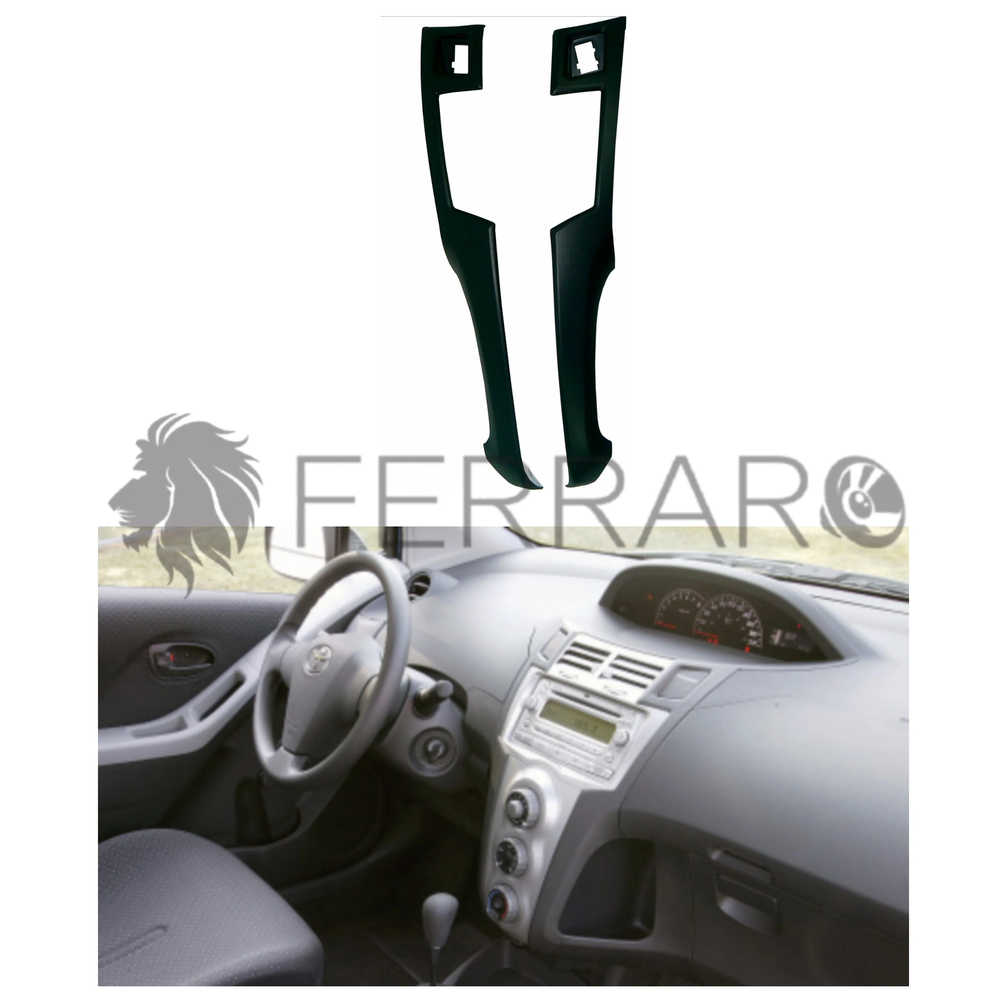 Pannelli Laterari | Kit 2DIN | Toyota Yaris (2006-2012)