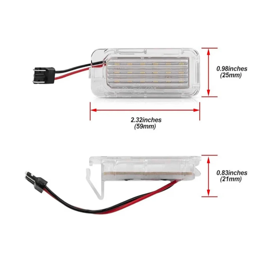 Set Luci Targa a Led per Ford (Compatibilità in Descrizione) , Plug and Play - Image 3
