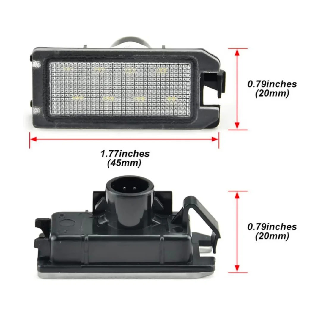 Set Luci Targa a Led per Jeep Cherokee, Compass, Patriot (2014-2020), Plug and Play - Image 4