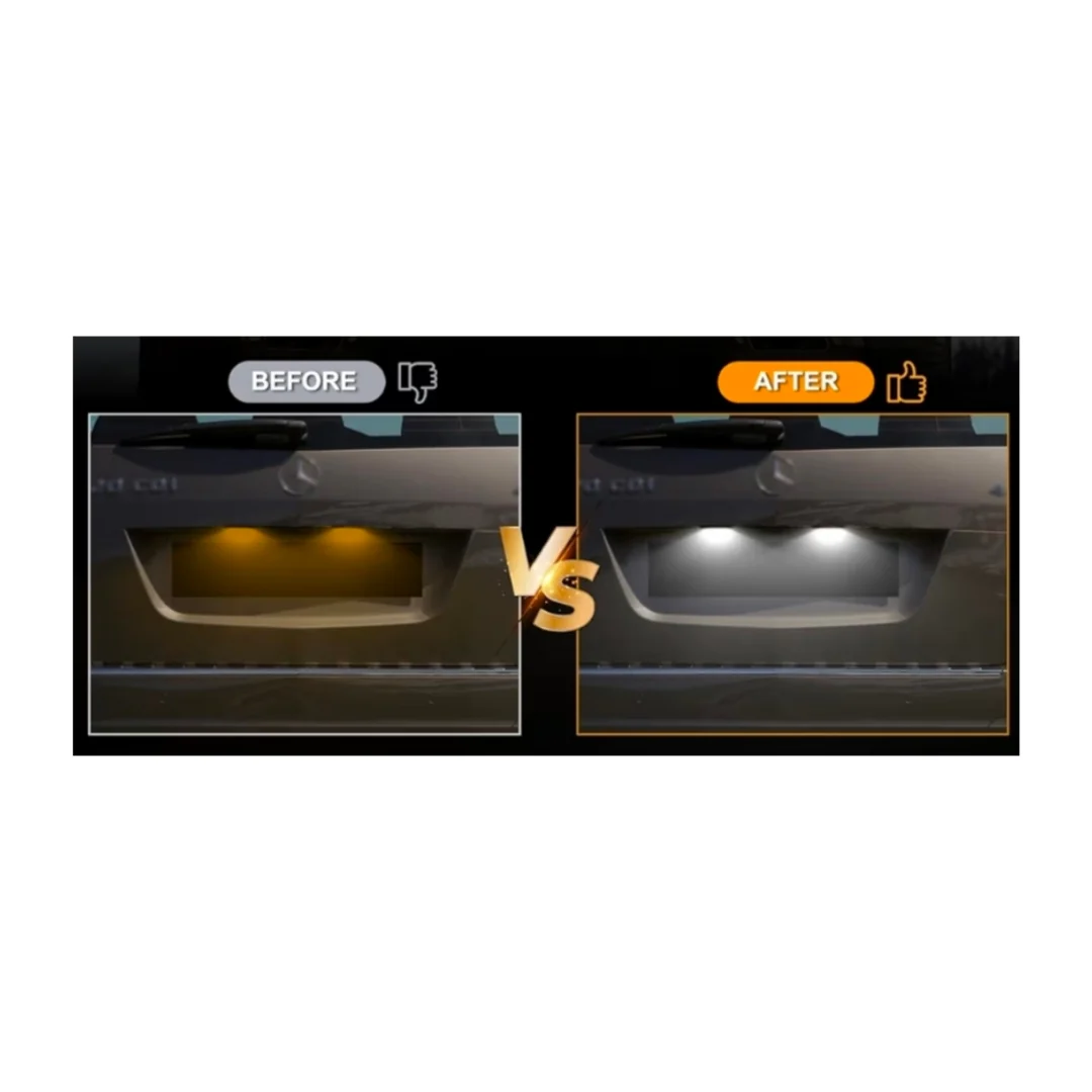 Set Luci Targa a Led per Mercedes-Benz GLK X204 (2007-2015), Plug and Play - Image 2