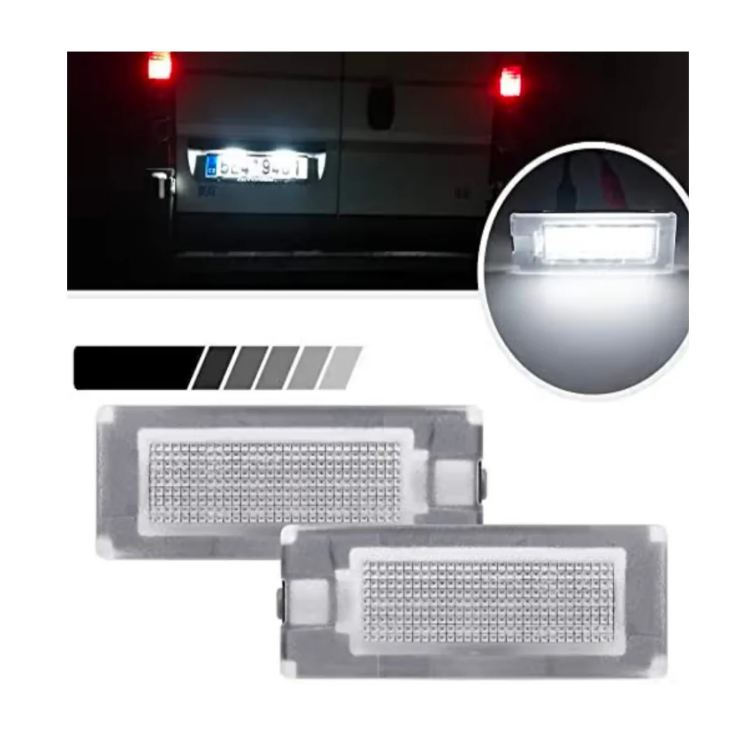 Set Luci Targa a Led per Peugeot Boxer, Citroen Jumper, Lancia y, Musa (Compatibilità in Descrizione), Plug and Play - Image 3