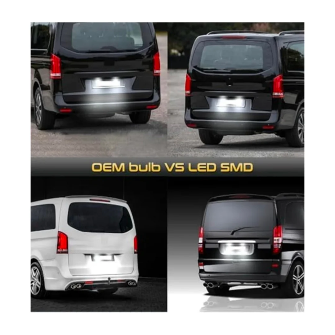 Set Luci Targa a Led per Smart Mercedes-Benz Vito, Viano, Sprinter W639, W906 (2003-2016), Plug and Play - Image 2