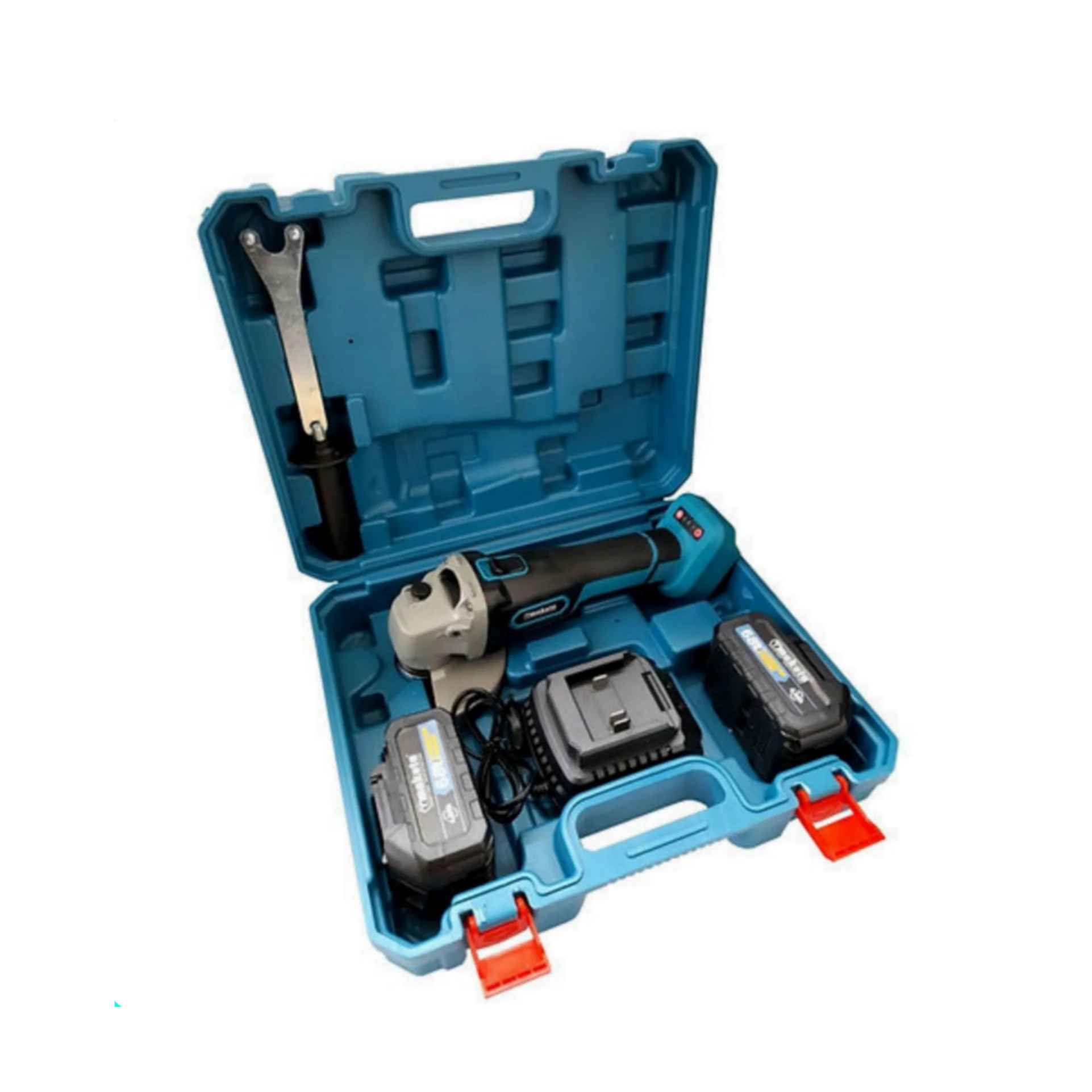 Smerigliatrice Angolare, Flex Frullino a Batteria, Doppia Batteria, 100/125mm, 68V, 4Ah, 8500RPM - Image 3
