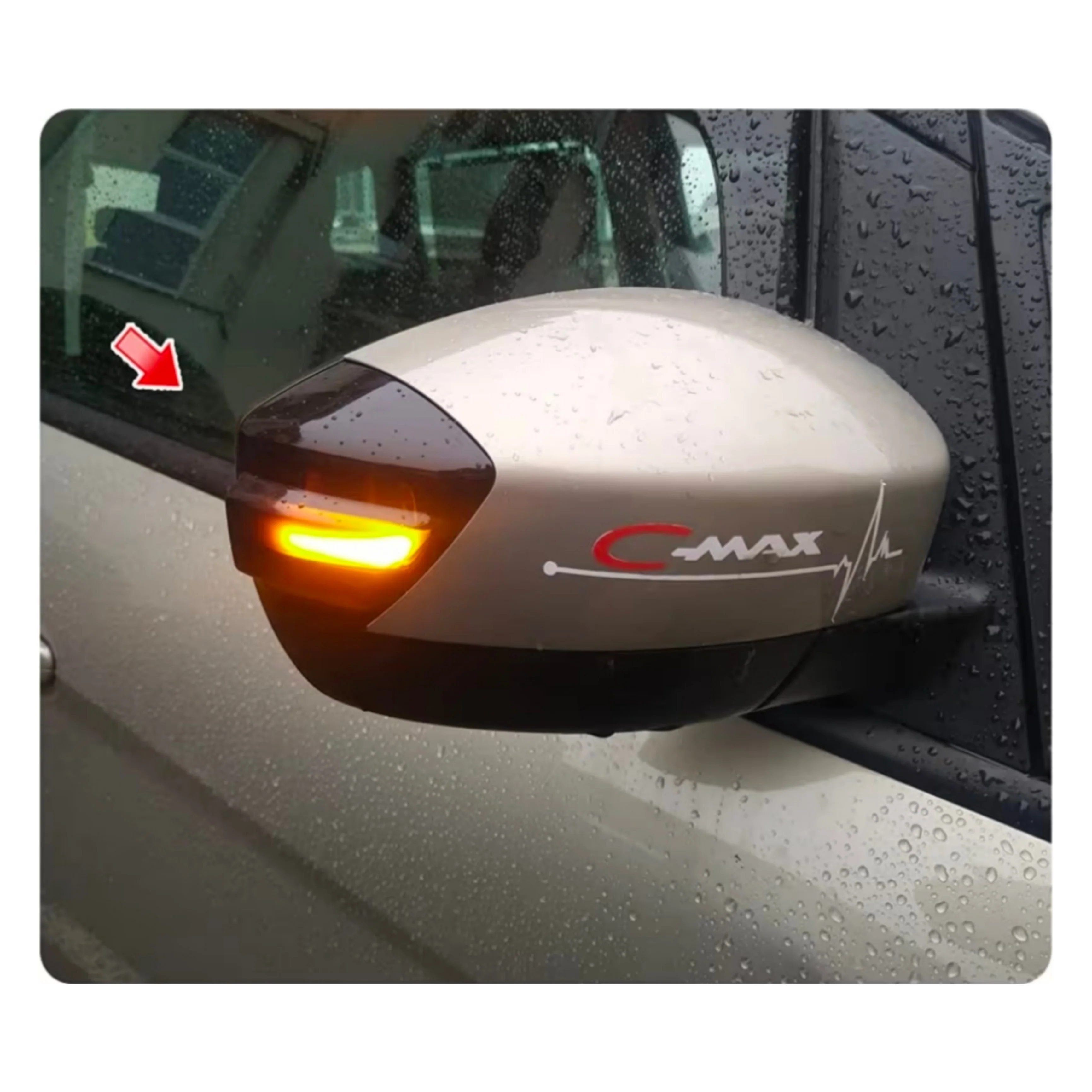 Specchietti Laterali Led per Ford S-Max, Kuga, C-Max (2007-2019), Plug and Play - Image 3