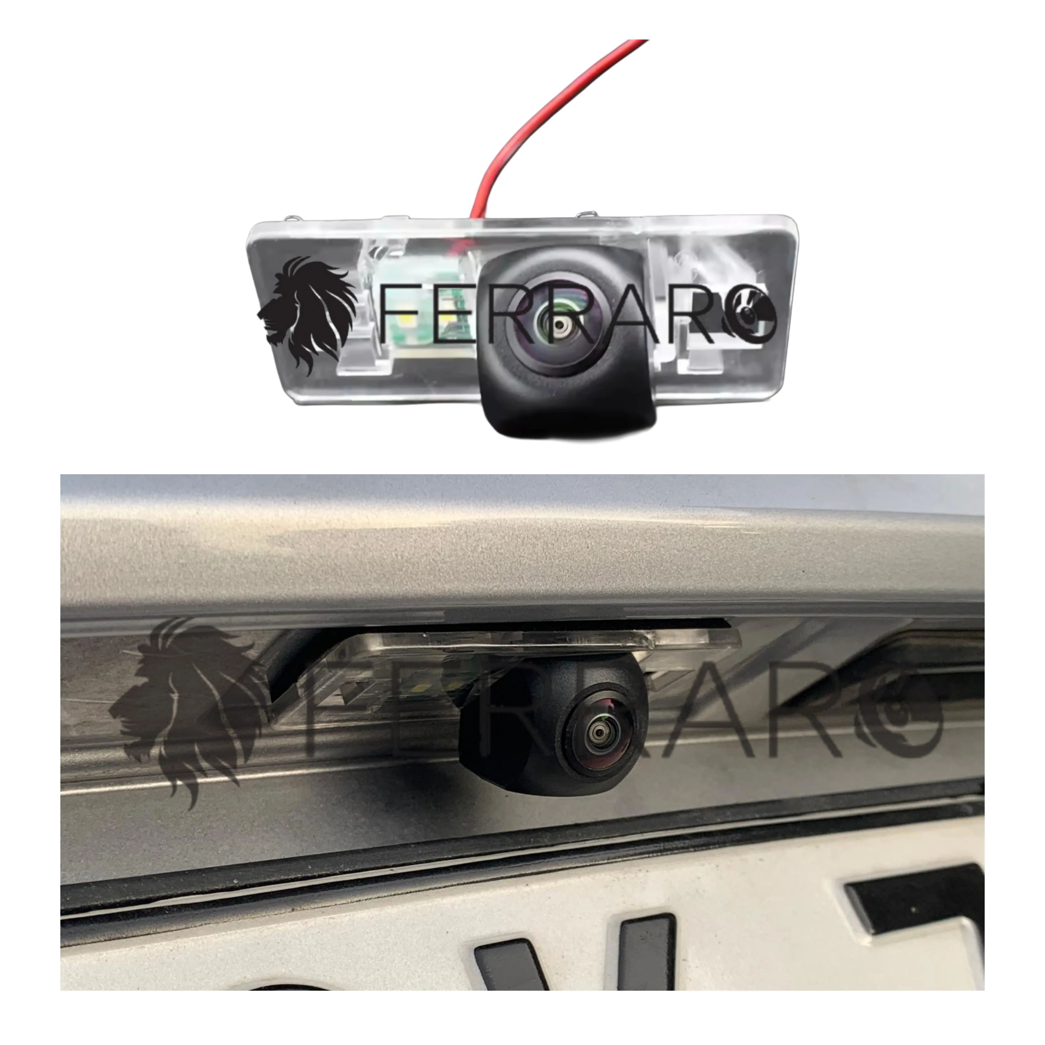 Telecamera Posteriore per Audi (Compatibilità in Descrizione) 2008-2017, AHD 1920x1080, 170° Gradi
