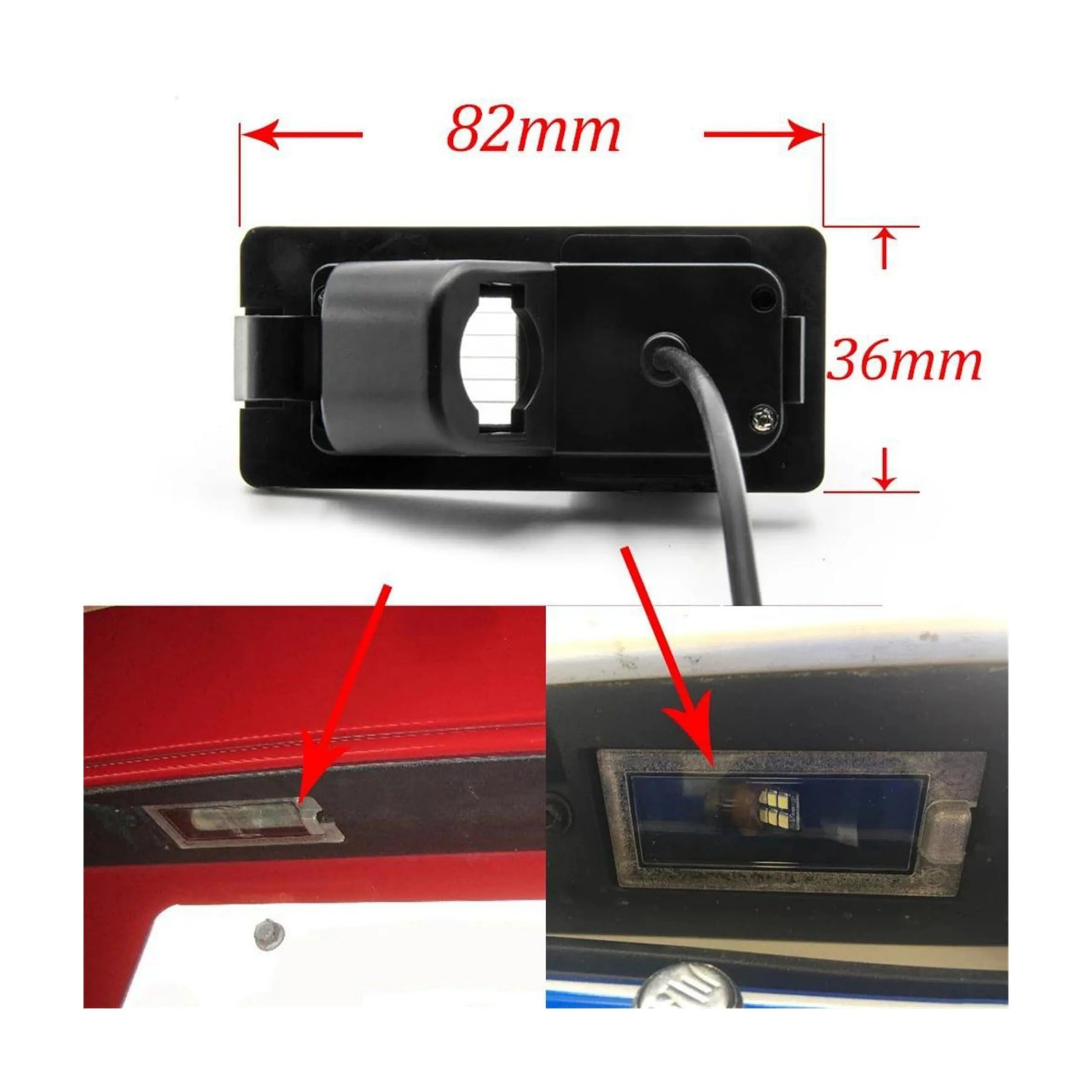 Telecamera Posteriore per Fiat Freemont (2011-2017) Dodge Journey (2008-2014) AHD 1920x1080, 170° Gradi - Image 4
