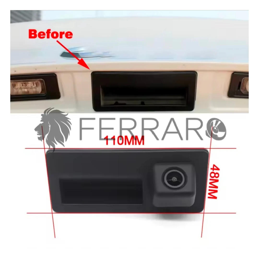 Telecamera Posteriore per Volkswagen Passat B6, B7 (2005-2014), AHD 1920x1080, 170° Gradi - Image 2