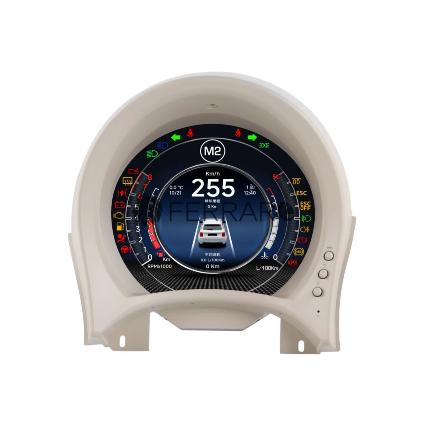 Virtual CockPit 7", Fiat 500s (2007-2015), HD Ultra