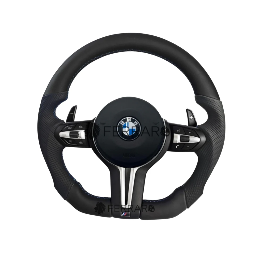 Volante per BMW, Pelle Nera, Linea Tricolore, Sport